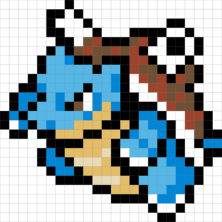 Blastoise Pixel Art Kit