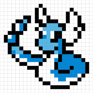 Dragonair Pixel Art Kit