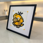 Psyduck Pixel Art Kit finished piece